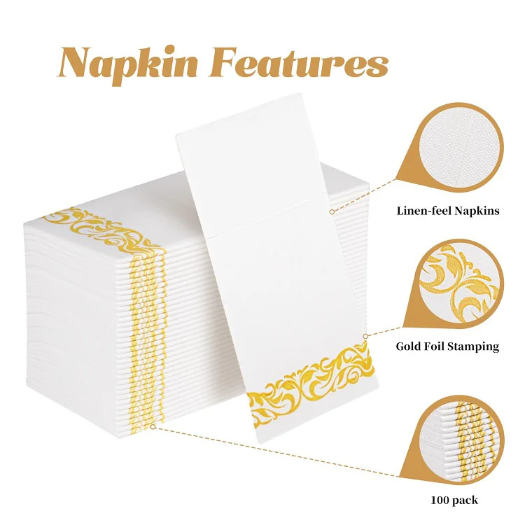 High Wet and Dry Strength Dust-Free Paper Napkins